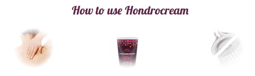 Hondrocream application