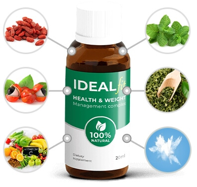 Ideal Fit drops ingredients