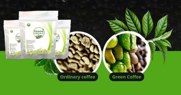 Zelená kávová zrna 
