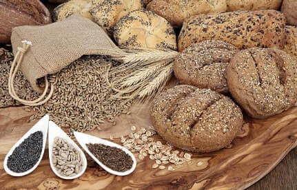 Whole grain foods for muscle developing