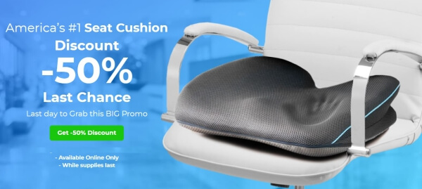 Klaudena Seat Cushion 50% Discount 🏷️ Official Store